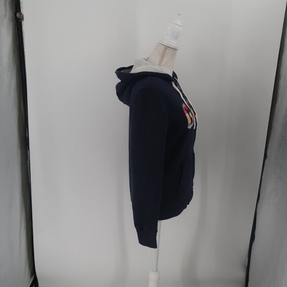 GAP Navy Hoodie with Multicolor Logo - Picture 8 of 9
